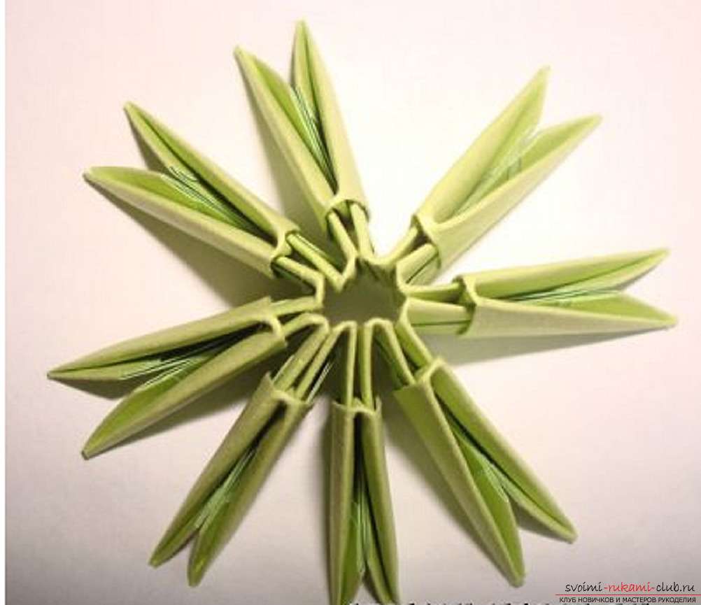 Modular origami tree. Photo # 24