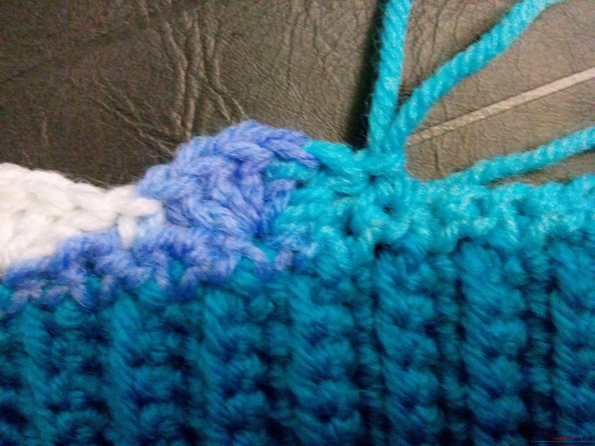 A lesson on knitting a baby coat with your own hands, photo and description of steps. Photo №6