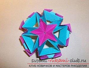 Free master classes on creating modular origami balls, step-by-step photos and description .. Photo №64