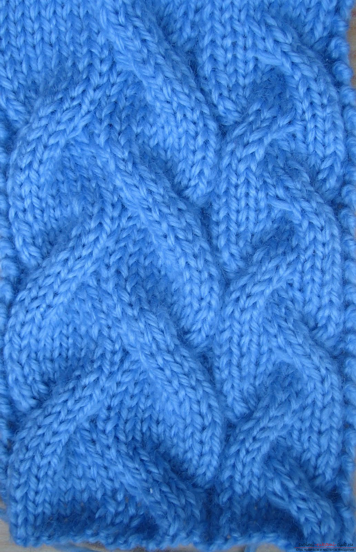 knitted patterns of braid. Photo №1