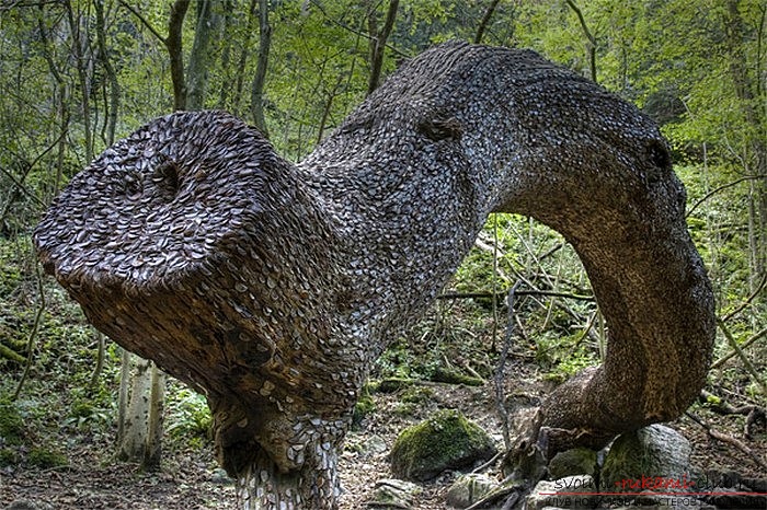 Hoe maak je een originele schilderij in de vorm van een boom van munten met je eigen handen. Foto nummer 9