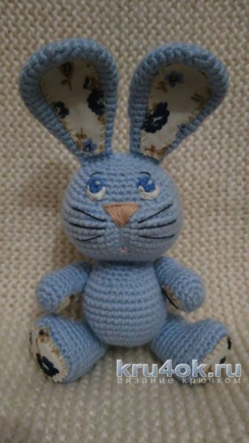 Toy rabbit crochet. The work of Xenia