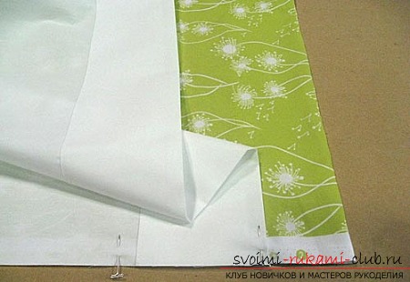 step-by-step photoinstruction to create bright curtains for the kitchen with your own hands. Photo №5