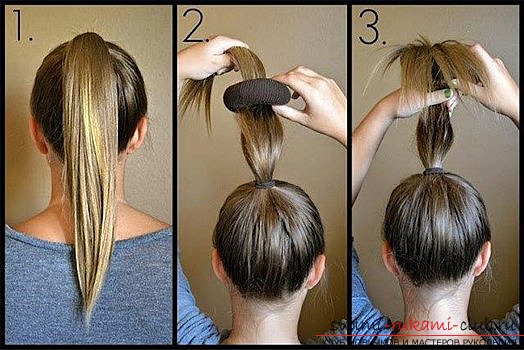 Create original and new hairstyles with your own hands with instructions and photos .. Photo # 2
