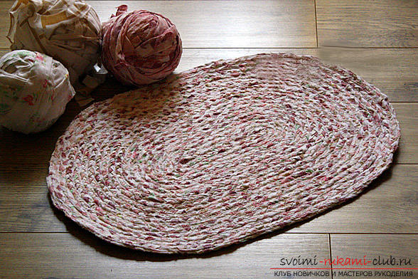 New life to old things, how to make a rug of old sheets with your own hands, phased photos .. Photo # 1