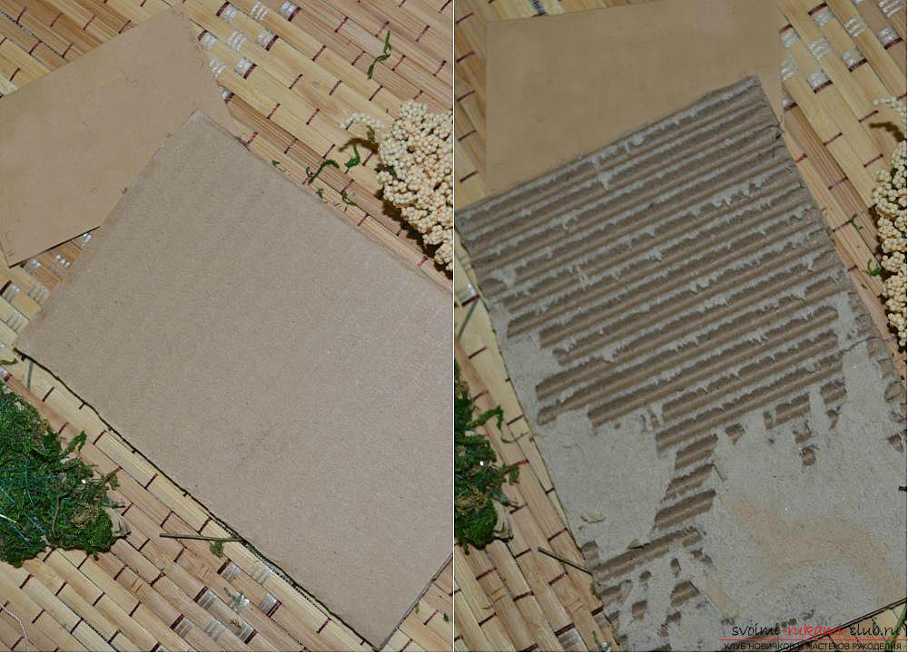Master class on the production of paintings from natural materials at home .. Photo # 7