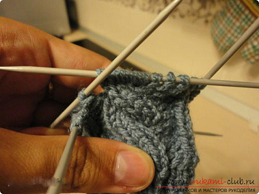 Master class for knitting mittens with knitting needles for women with photo and description .. Photo №19