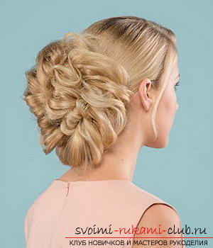 We learn to make a hairdo for the wedding with our own hands. Photo №25
