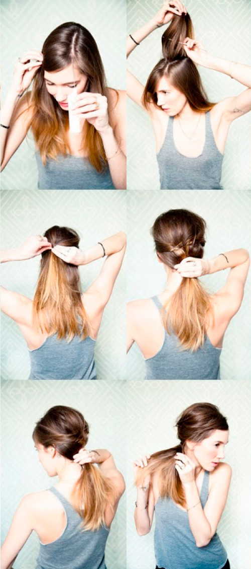 Fast hairstyles for every day. Photo №5