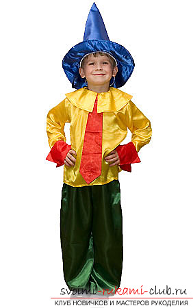 Costume neznayki for a holiday in school. With your hands and for free .. Picture number 2