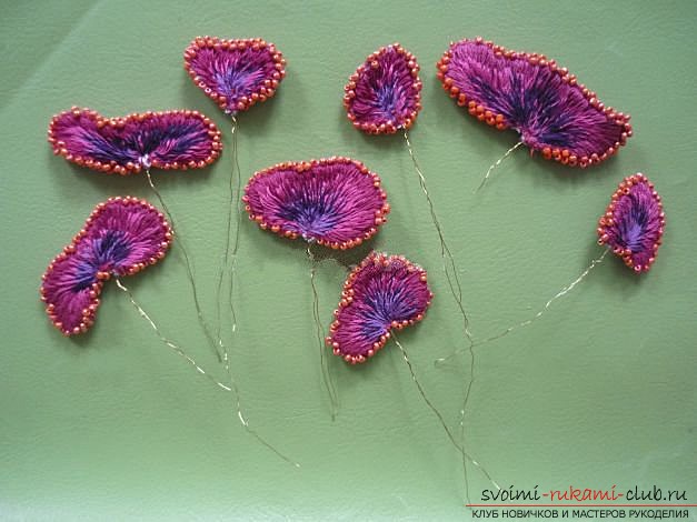 We embroider a rose .. Photo №14
