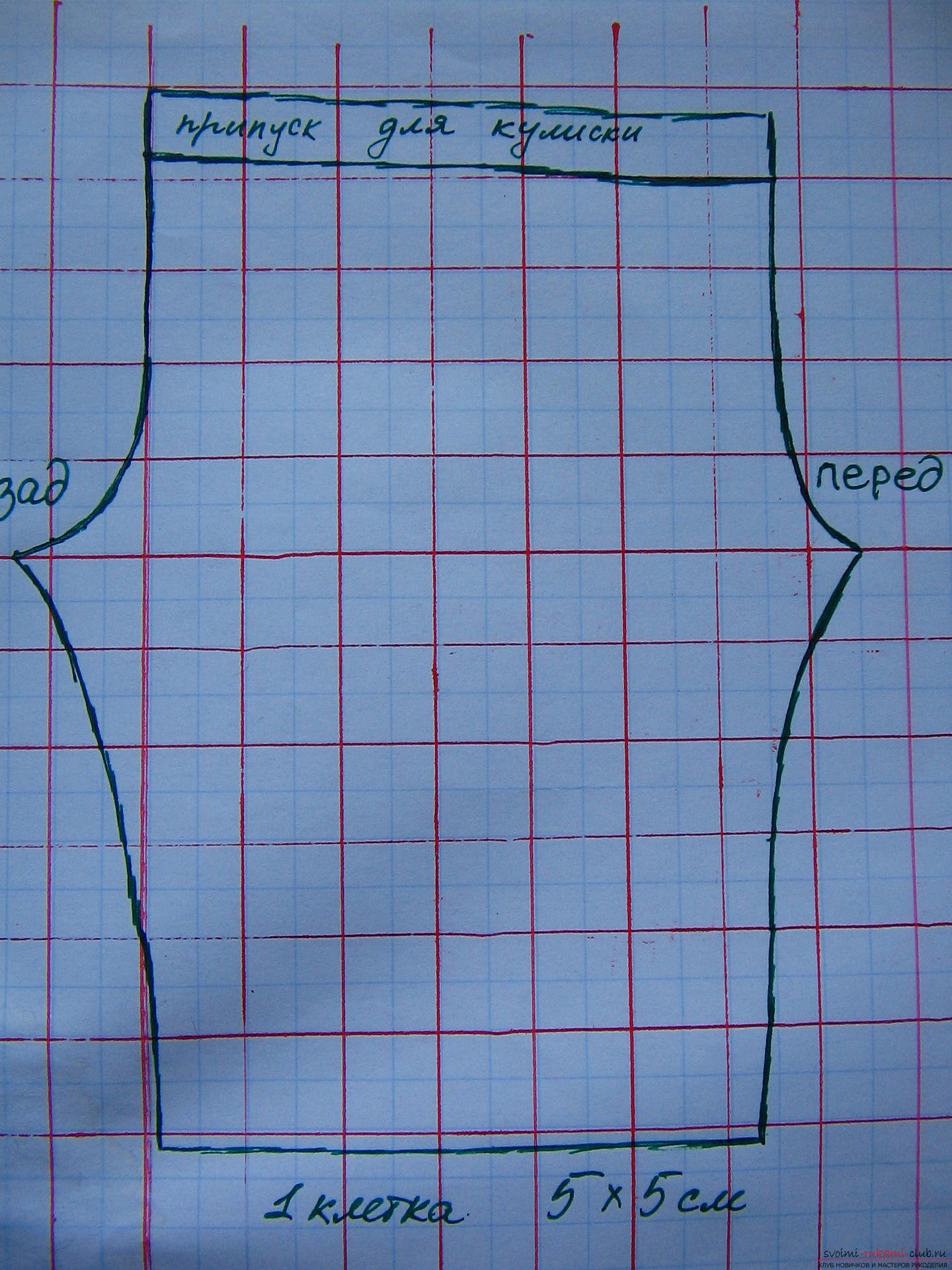 Несложная выкройка брюк для девочки. Фото №4