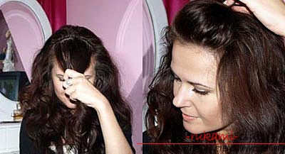 Hairstyles for the holiday with their own hands can be created by using training material and photo-instructions. Beautiful simple hairstyles we learn to do at home .. Picture №16