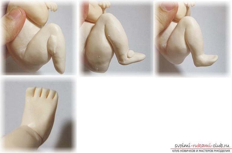 Master class on modeling dolls from polymer clay with their own hands. Picture №30