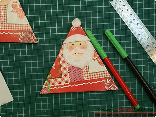 New Year's crafts, Santa Claus with his own hands, how to make Santa Claus, crafts with children, ideas and detailed lessons .. Photo # 20