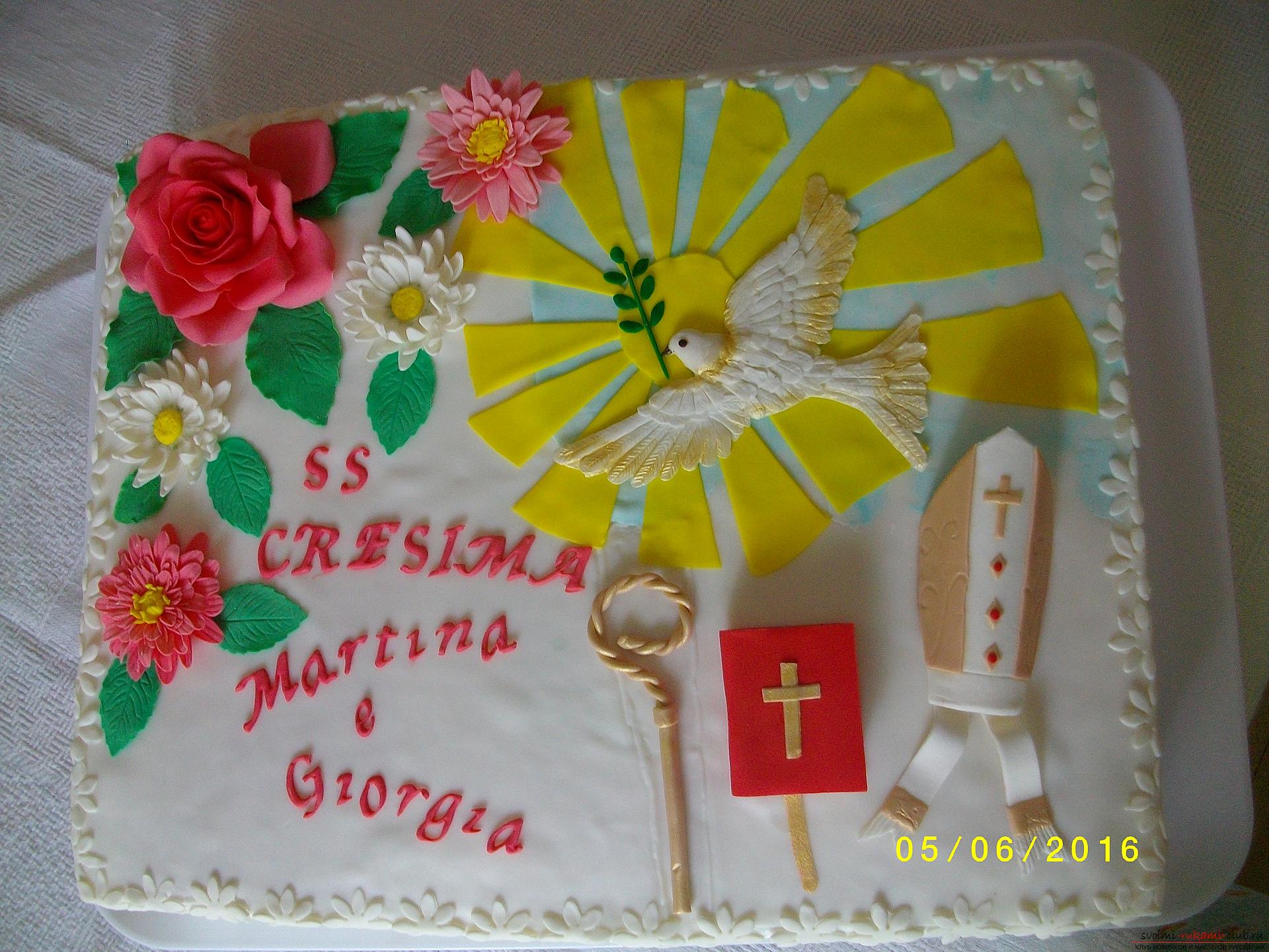 Cake Santa Cresima. Photo №1