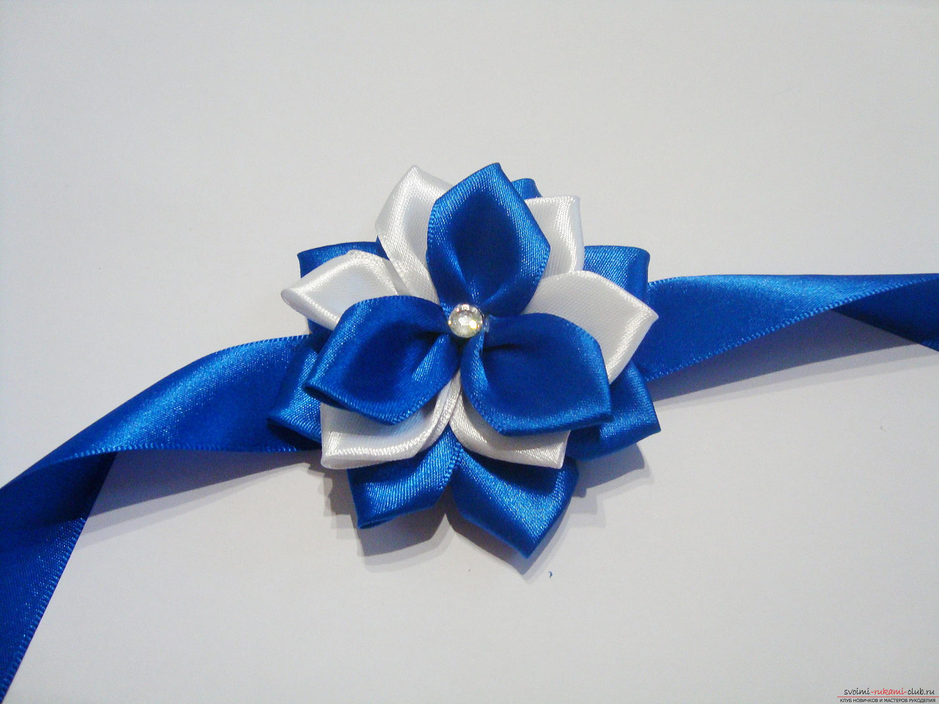 A lesson on creating bows for an extract from a maternity home of a boy with a description and a photo. Photo Number 11