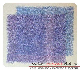 Tinting the picture with colored pencils. Photo №6