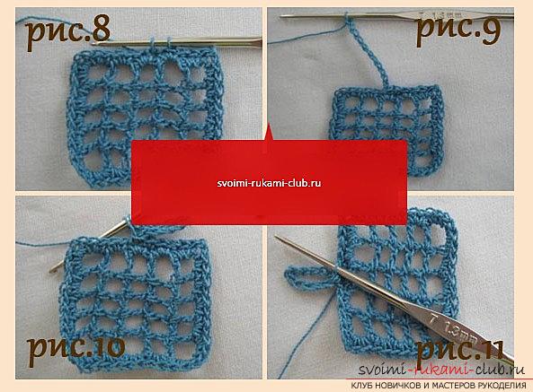 Openwork pattern for a scarf crocheted - a diagram and a description of an openwork pattern with their own hands. Picture №3