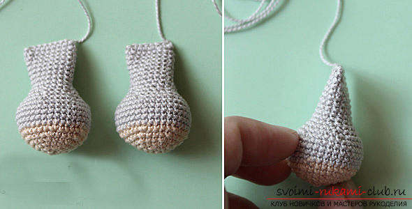 Tie the lamb amigurumi with your own hands using the hook: step-by-step description and photo. Photo number 12