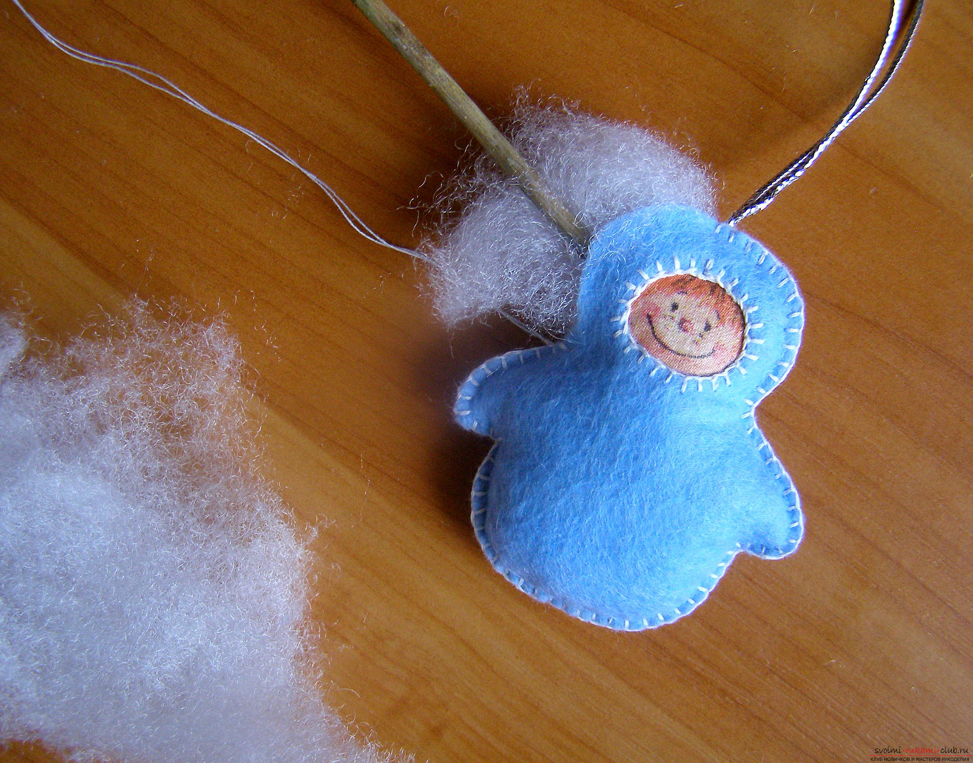 This master class with a pattern will teach you how to make your own felt toys .. Photo # 14