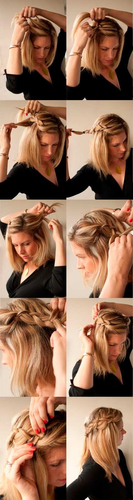 Fast hairstyles for every day. Photo №4