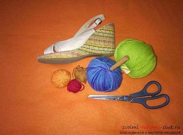 We knit sandals or boots with our own hands and crochet - summer patterns. Photo №1