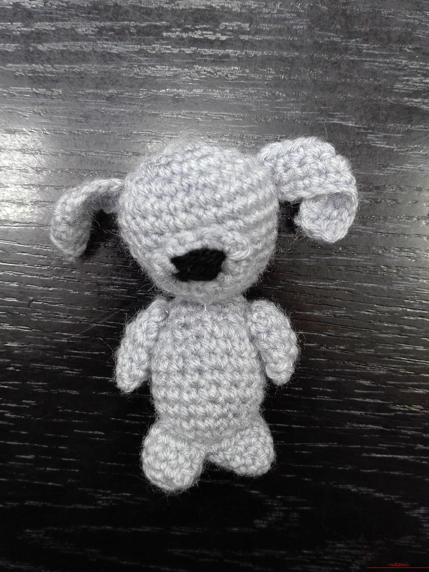 This detailed master-class will tell you how to tie a dog crocheted and how to knit an amigurumi .. Photo # 20