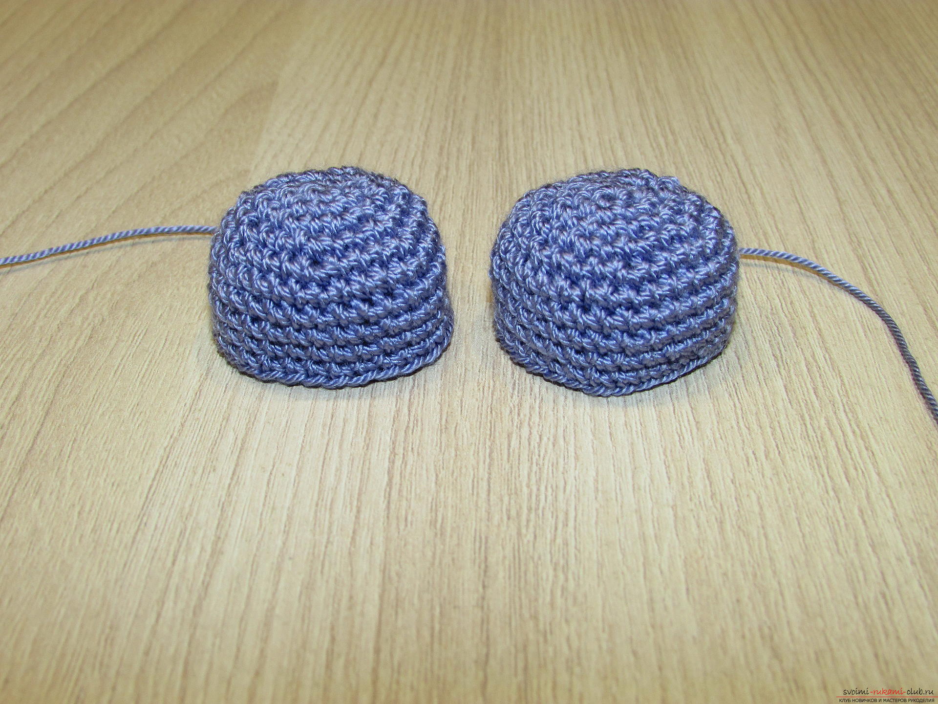 This master class on crochet will teach you how to make a heart charm with your own hands .. Photo # 3