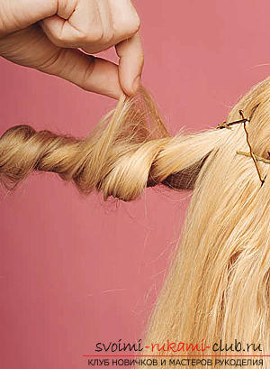 How to make an interesting wedding hairstyle for medium hair with your own hands. Photo №25