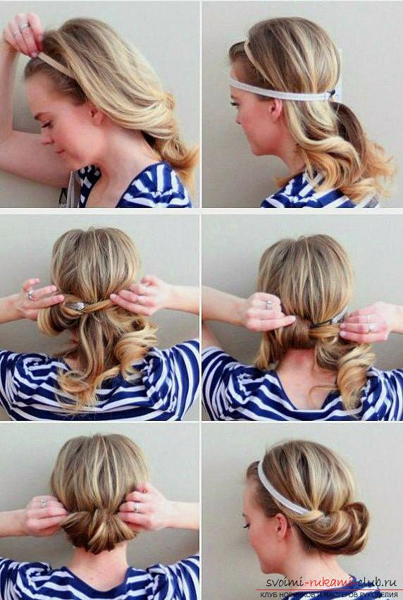 Lessons on the execution of fashionable in 2016 hairstyles on medium hair with their own hands. Photo №13