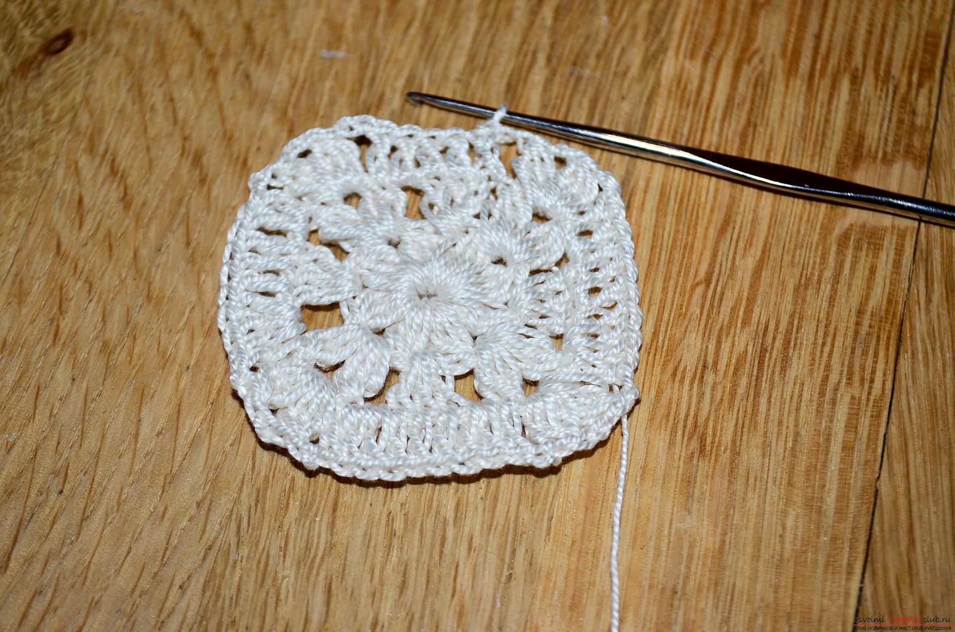 A crocheting lesson for the original cushion-needle bed with step-by-step recommendations and photos. Photo Number 9