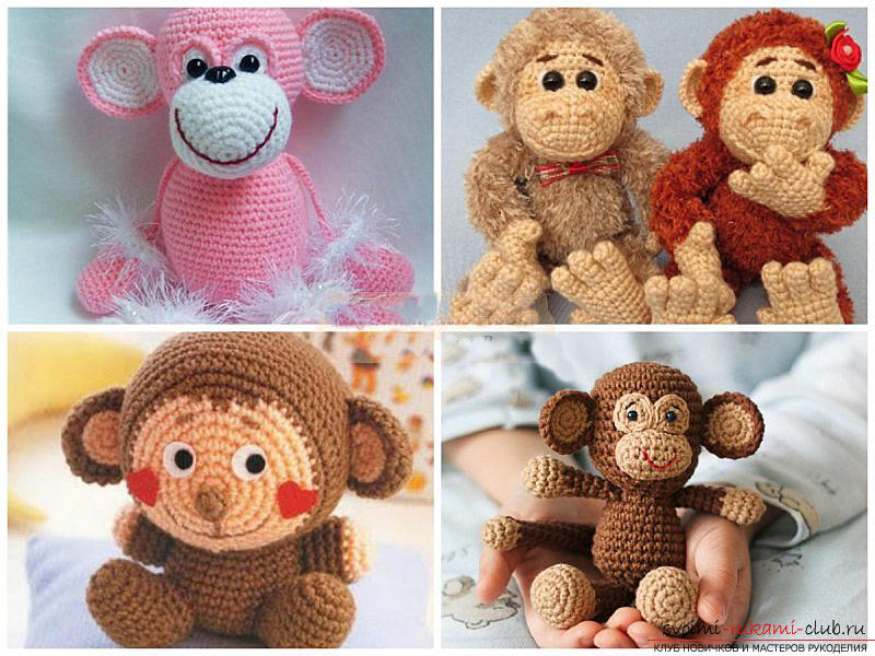 Master class on crocheting monkey amigurumi Abu with his hands with a detailed description. Photo №1