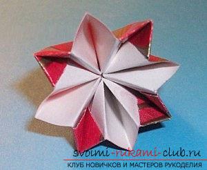 Free master classes for creating modular origami balls, step-by-step photos and description .. Photo # 34