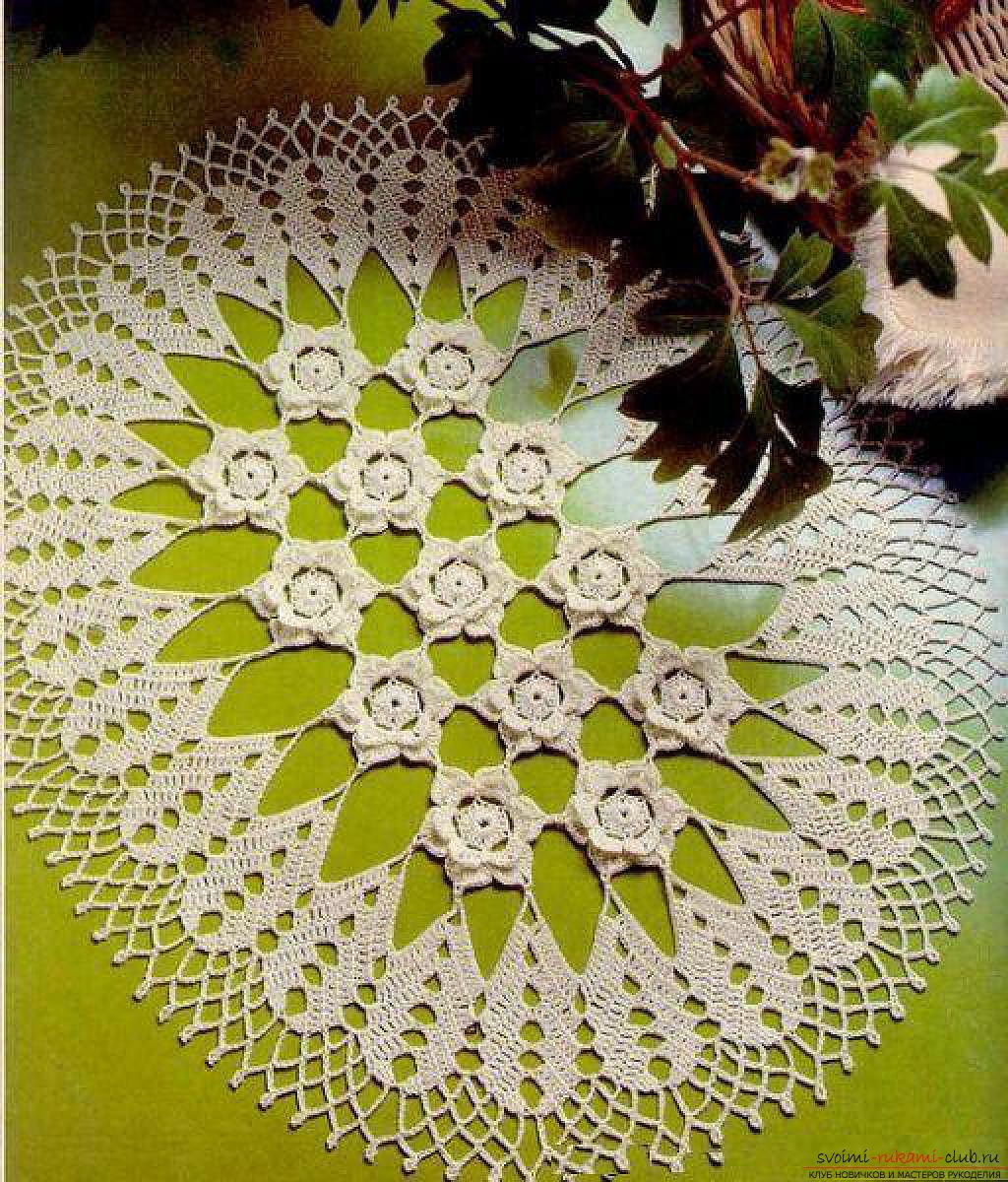 crocheted beautiful patterns. Photo # 2