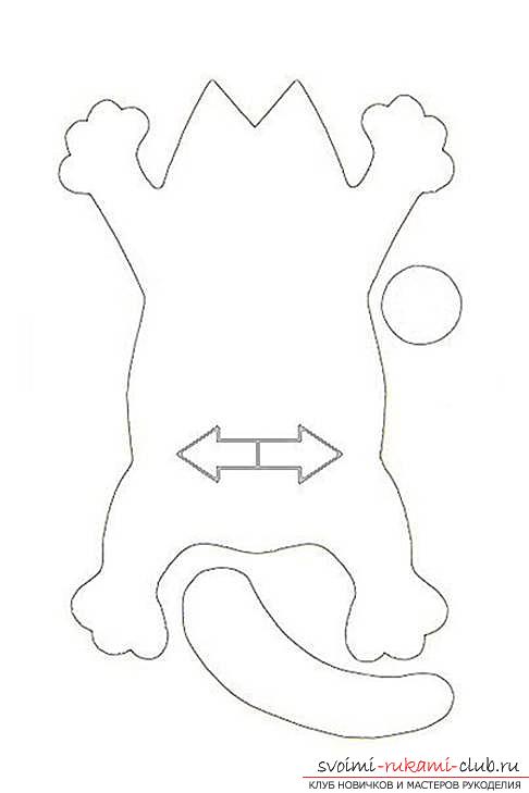 Pattern and instructions for making Simon's cat .. Photo # 2
