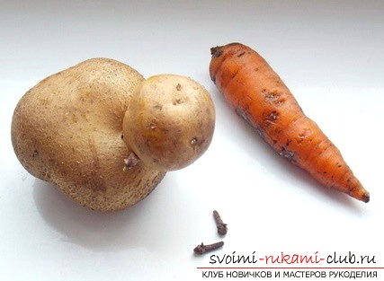 Interesting little animals from vegetables with their own hands. Photo №1