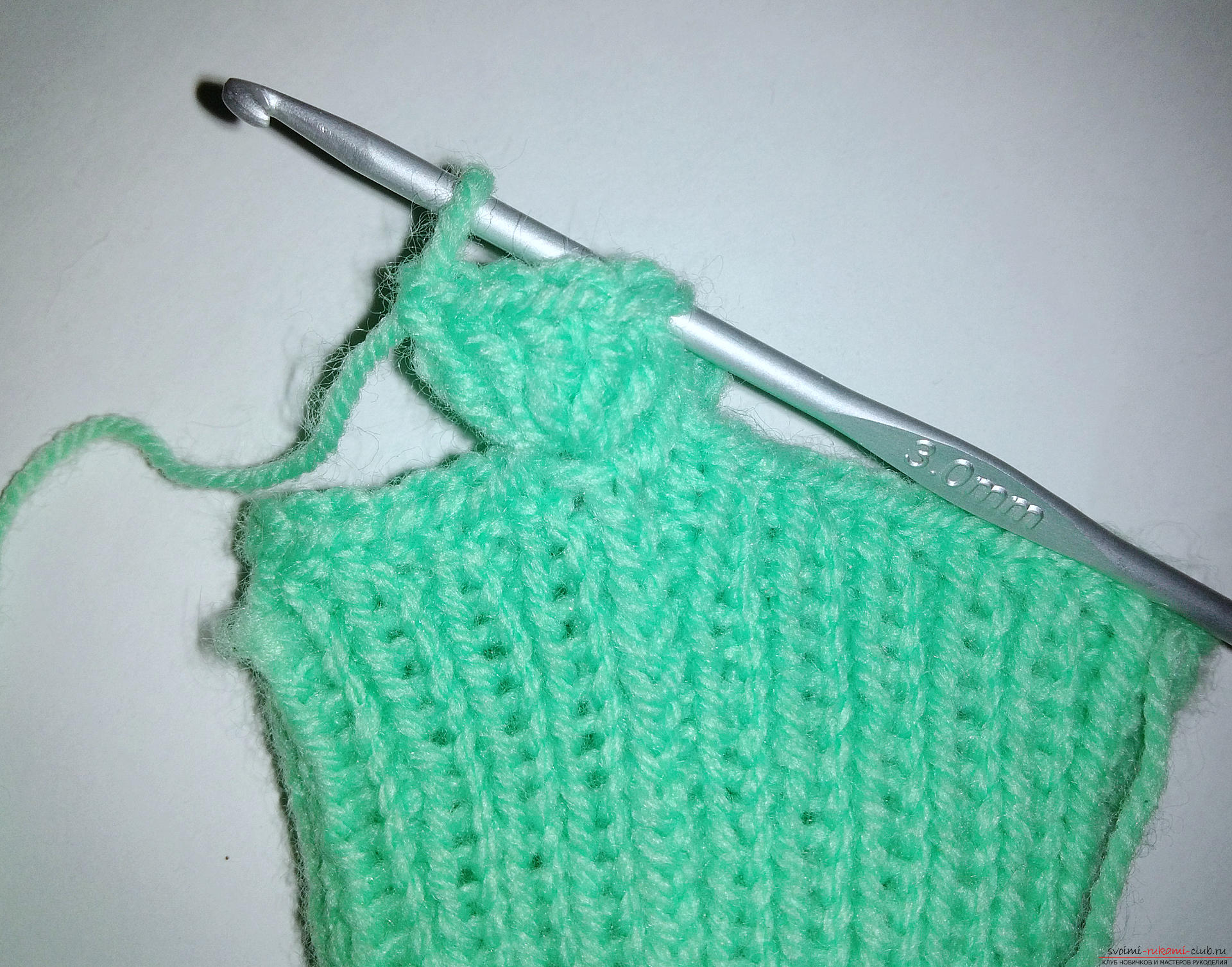 This master class on knitting for beginners will tell you how to learn to knit mittens .. Photo # 5