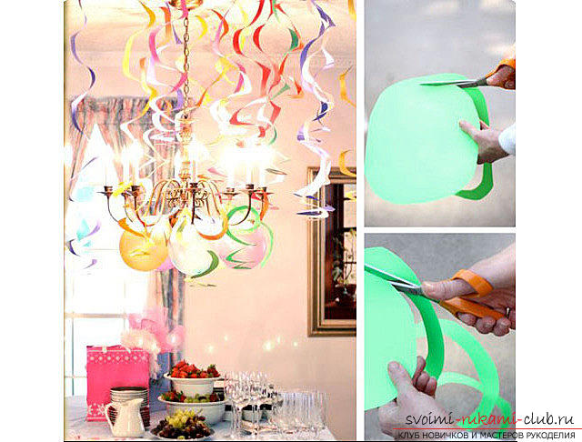 How to make Christmas garlands of paper. Photo №4