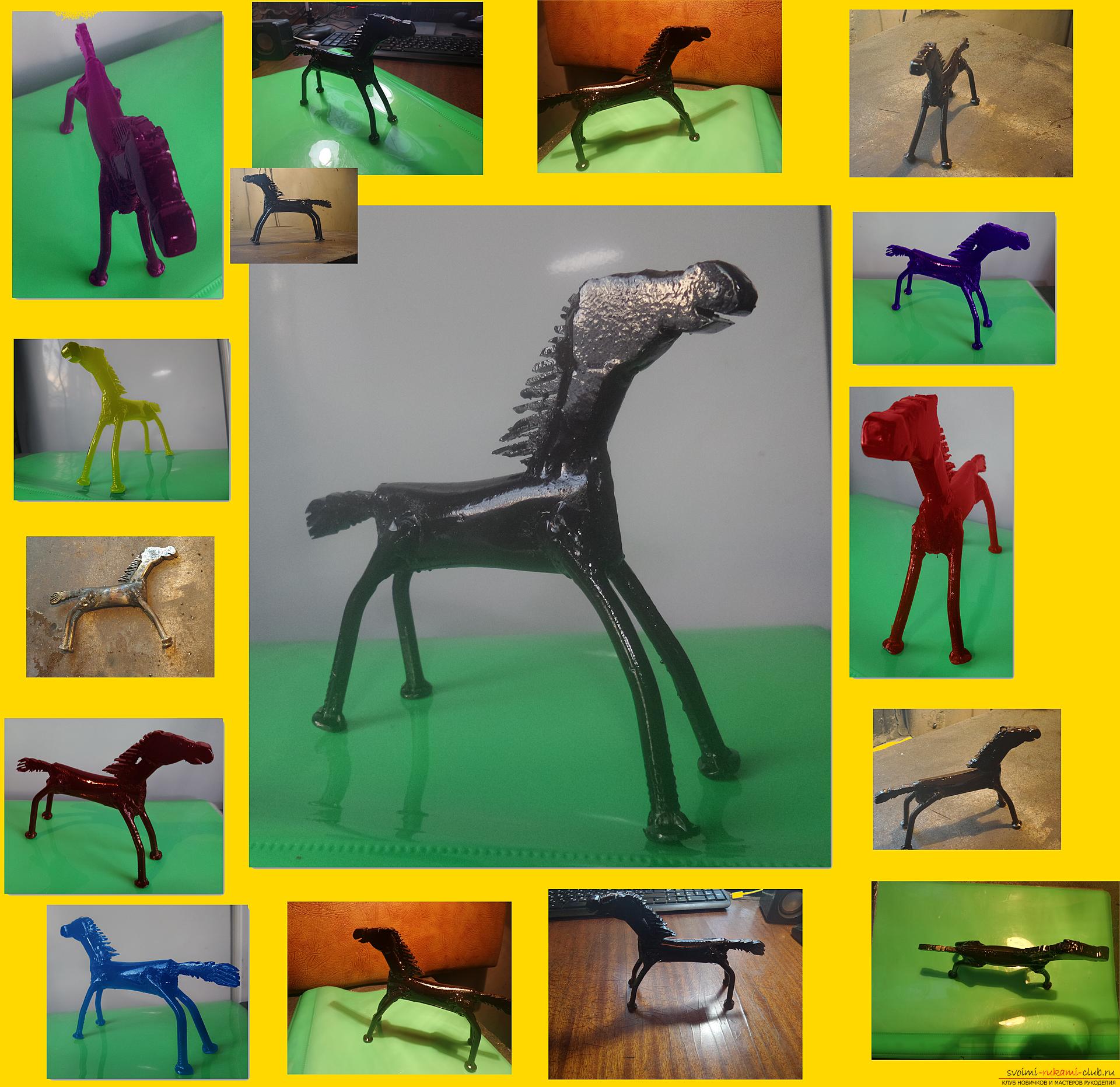 This master class will tell you how to create souvenirs with your own hands - the figures of horses. Photo №1