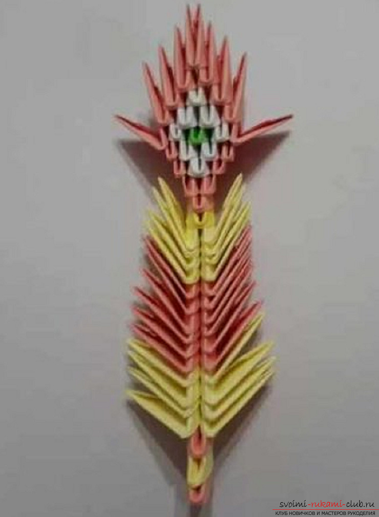 modular origami peacock. Photo number 35