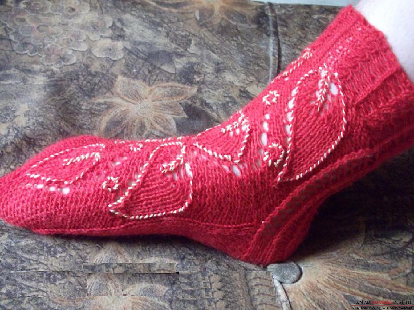 crocheted openwork socks. Photo №4