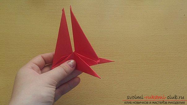 This detailed master class contains a scheme of origami dragon made of paper, which you can make by yourself. Photo # 28