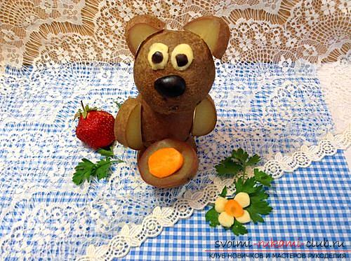 We create interesting and delicious handicrafts from vegetables and fruits. Photo Number 18