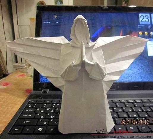 Origami, an angel of paper. Photo №4
