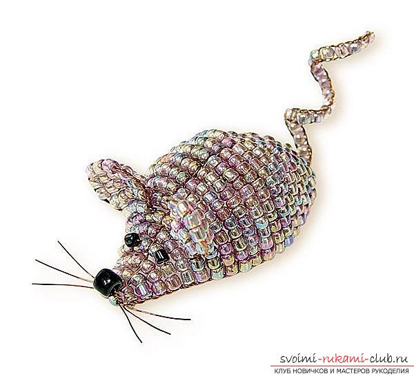 A lesson of crafting animals from beads for beginners by schemes, weaving from beads. Photo # 2