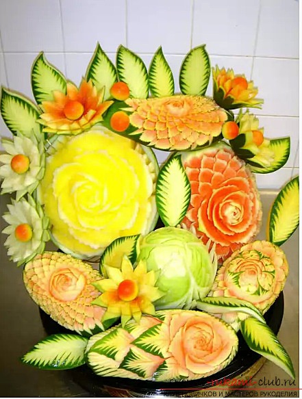 Crafts from different kinds of vegetables. Photo №6