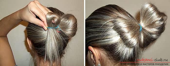 Masterclasses to create fashionable hairstyles on medium-length hair with their own hands for 5 minutes. Photo Number 14