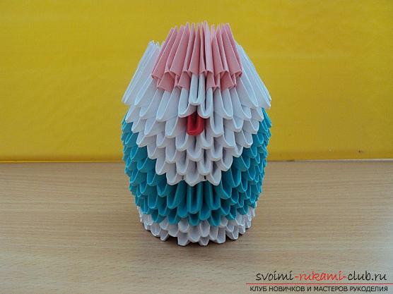 Origami oudejaars grootvader frost - hoe maak je zelf sieraden? Foto №7