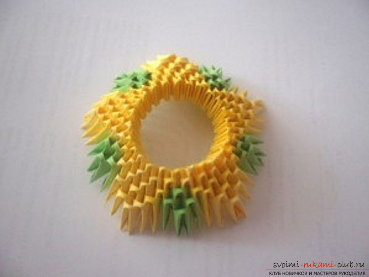 Modulaire origami vaas. Foto # 2